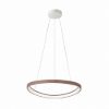 Lampadario led 50w cct 3000k 4000k moderno per sala da pranzo plettro oro rosato