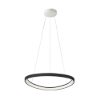 Lampadario antracite per sala da pranzo a sospensione led 50w cct 3000k 4000k