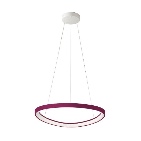 Lampadario led 50w cct 3000k 4000k a sospensione per sala da pranzo magenta