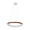 Lampadario led 50w cct 3000k 4000k moderno a sospensione plettro rame opaco