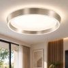 Fabas luce varallo plafoniera led 50w cct 2700k 4000k dimmerabile con telecomando champagne