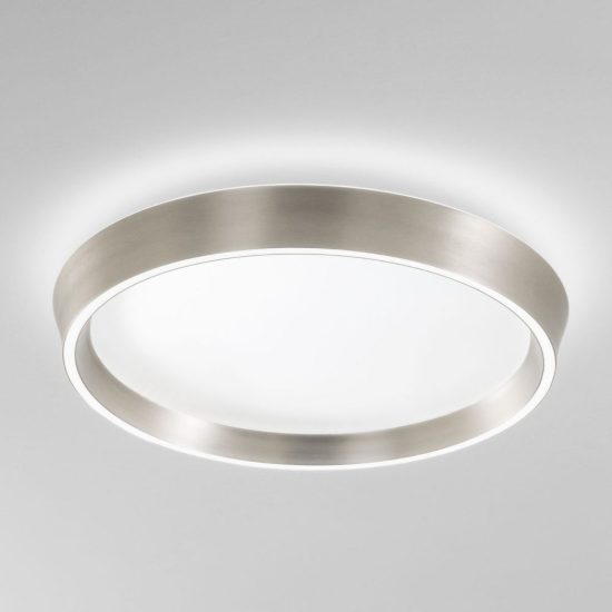 Fabas luce varallo plafoniera led 50w cct 2700k 4000k dimmerabile con telecomando champagne