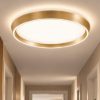 Fabas varallo plafoniera moderna bronzo satinato led 36w cct 2700k 4000k dimmerabile con telecomando