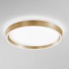 Fabas varallo plafoniera moderna bronzo satinato led 36w cct 2700k 4000k dimmerabile con telecomando