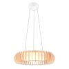 Lampadario per tavolo da pranzo led cct 3000k 6500k legno con telecomando