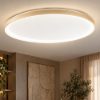 Fabas bacco plafoniera disco ottone satinato led 75w cct 2700k 4000k dimmerabile