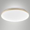 Fabas bacco plafoniera disco ottone satinato led 75w cct 2700k 4000k dimmerabile