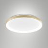 Fabas bacco plafoniera led 56w cct 2700k 4000k dimmerabile ottone satinato