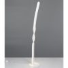 Piantana lampada da terra led 4000k bianco satinato