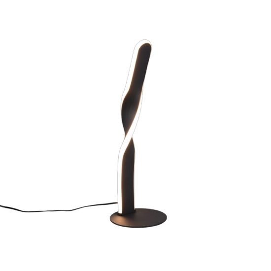 Lampada da tavolo design moderno led 3000k led nero opaco