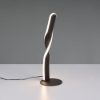 Lampada da tavolo design moderno led 3000k led nero opaco