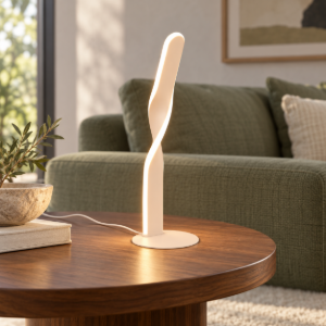 Lampada design moderno da tavolo led 3000k sabbia