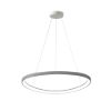 Lampadario a sospensione led 60w cct 3000k 4000k plettro moderno grigio perla