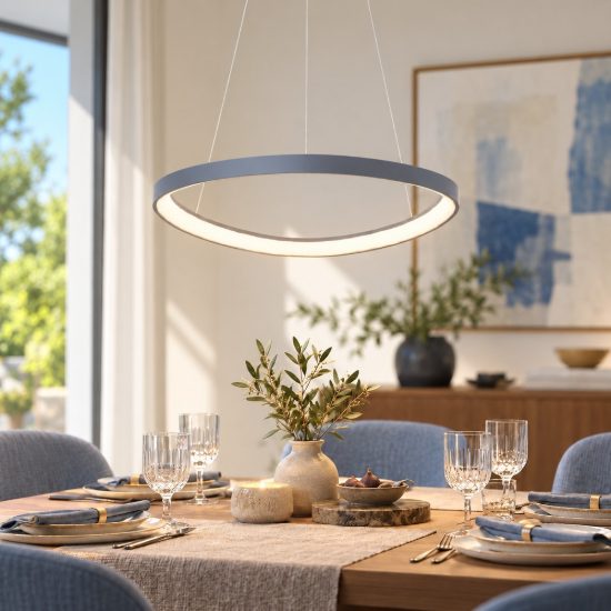 Lampadario led 60w cct 3000k 4000k a sospensione moderno plettro carta da zucchero