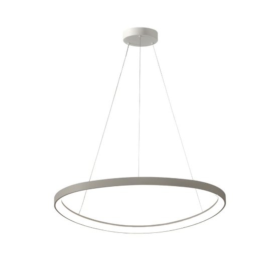 Lampadario led 60w cct 3000k 4000k moderno a sospensione plettro tortora