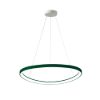 Lampadario a sospensione moderno plettro verde bosco led 60w cct 3000k 4000k