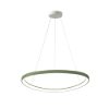 Lampadario a sospensione led 60w cct 3000k 4000k plettro moderno verde salvia