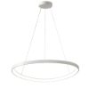 Lampadario a sospensione led 60w cct 3000k 4000k moderno plettro bianco