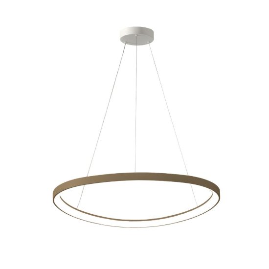 Lampadario moderno a sospensione plettro sabbia bagnata led 60w cct 3000k 4000k