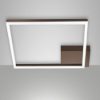 Fabas luce bard plafoniera moderna quadrata corten led 39w 3000k dimmerabile