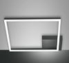 Fabas bard plafoniera moderna quadrata antracite led 39w 4000k dimmerabile