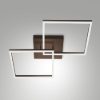 Fabas bard plafoniera moderna corten led 52w 3000k dimmerabile