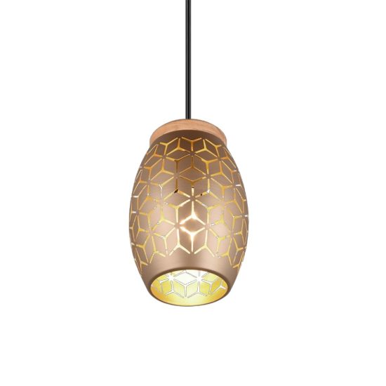 Lampada a sospensione caffe per camera da letto decorata