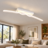 Plafoniera moderna led 4000k bianco satinato