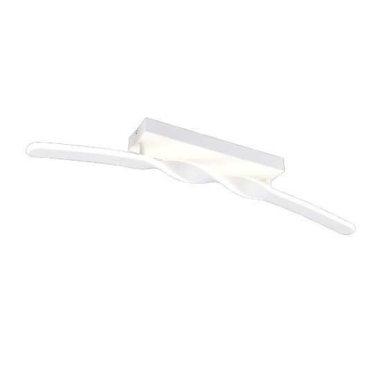 Plafoniera moderna led 4000k bianco satinato