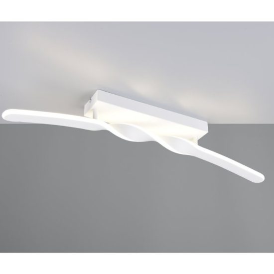 Plafoniera moderna led 4000k bianco satinato