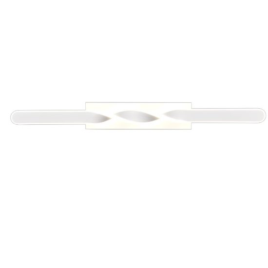 Plafoniera moderna led 4000k bianco satinato