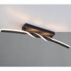 Plafoniera design moderno led 4000k nero opaco