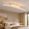 Plafoniera per camera da letto led 4000k sabbia 79cm