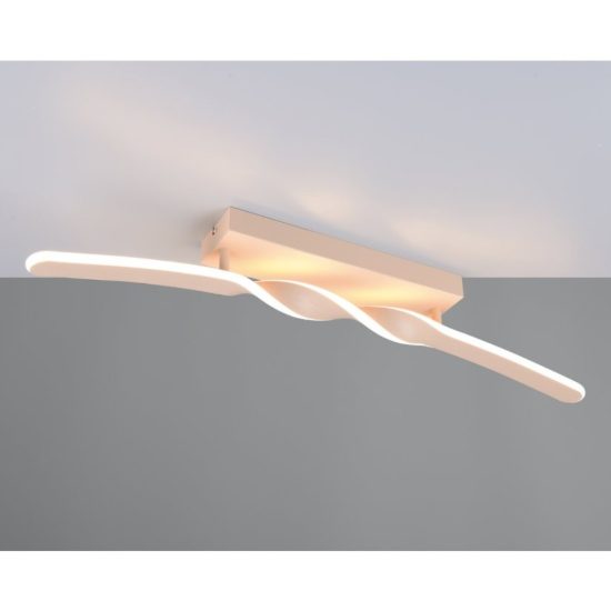 Plafoniera per camera da letto led 4000k sabbia 79cm