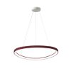Lampadario led 60w cct 3000k 4000k a sospensione plettro moderno bordeaux