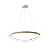 Lampadario led 60w cct 3000k 4000k moderno a sospensione plettro foglia oro