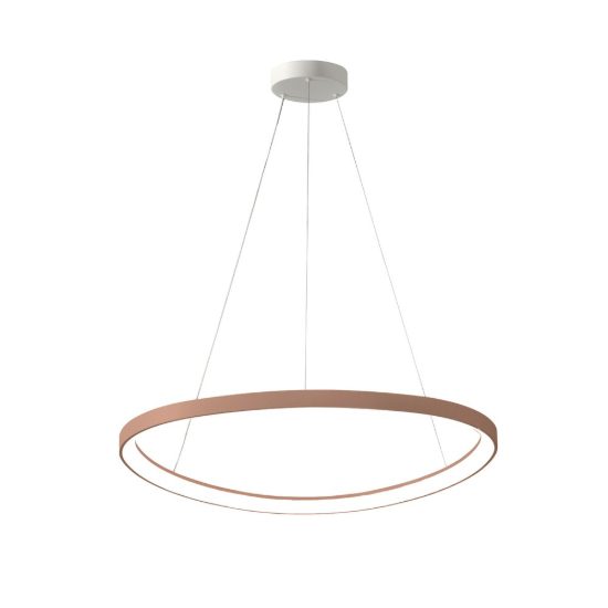 Lampadario a sospensione plettro moderno pesca led 60w cct 3000k 4000k