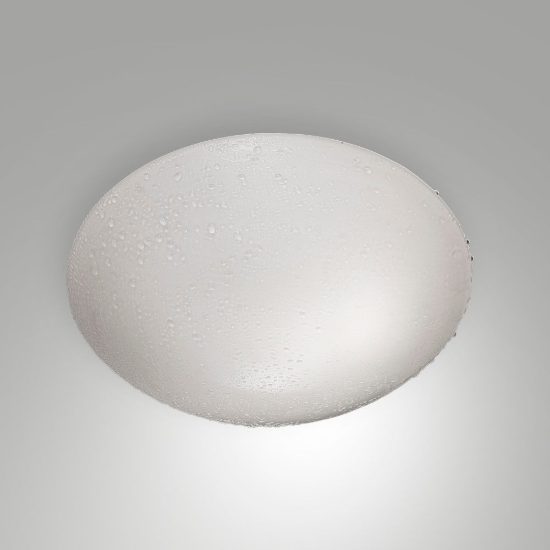 Fabas pandora plafoniera da bagno vetro bianco ip44