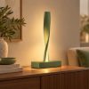 Lampada led 6w 3000k dimmerabile moderna da tavolo verde salvia
