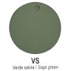 Lampada led 6w 3000k dimmerabile moderna da tavolo verde salvia