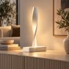 Lampada da tavolo led 6w 3000k dimmerabile moderna bianca