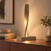 Lampada moderna da tavolo sabbia bagnata led 6w 3000k dimmerabile