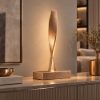 Lampada led 6w 3000k dimmerabile moderna da tavolo oro rosato