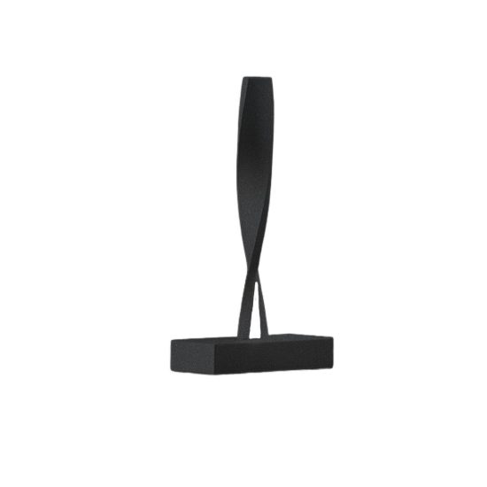 Lampada moderna antracite da tavolo led 6w 3000k dimmerabile