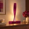 Lampada led 6w 3000k dimmerabile moderna da tavolo magenta