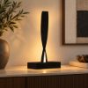 Lampada moderna nera da tavolo led 6w 3000k dimmerabile