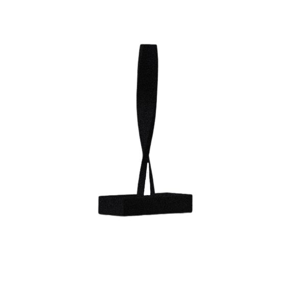 Lampada moderna nera da tavolo led 6w 3000k dimmerabile