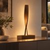Lampada led 6w 3000k dimmerabile moderna da tavolo ruggine