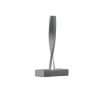 Lampada da tavolo led 6w 3000k dimmerabile moderna grigio perla