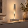 Lampada led 6w 3000k dimmerabile moderna da tavolo tortora